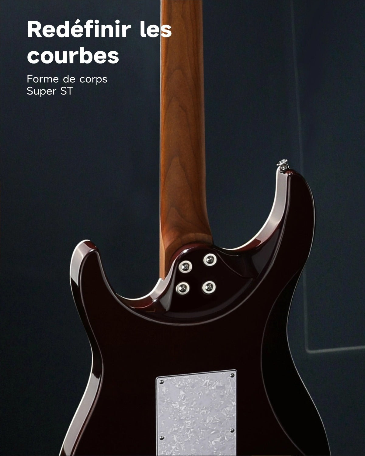 Guitare électrique double coupure Donner DST-550 Guitare Électrique-Littoral caribéen Gradation LR##