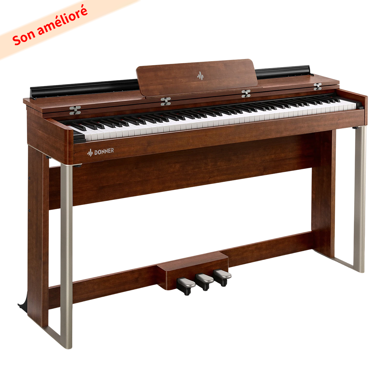 Donner DDP-200 Piano numérique avec mécanisme de marteau gradué-DDP-200 MK2##