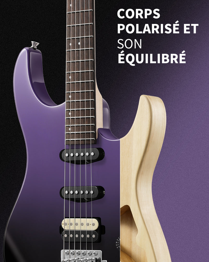 Donner DMT-66 39 Inch Guitare Électrique Taille Standard pour Débutant, Kit de Guitare Électrique avec Housse