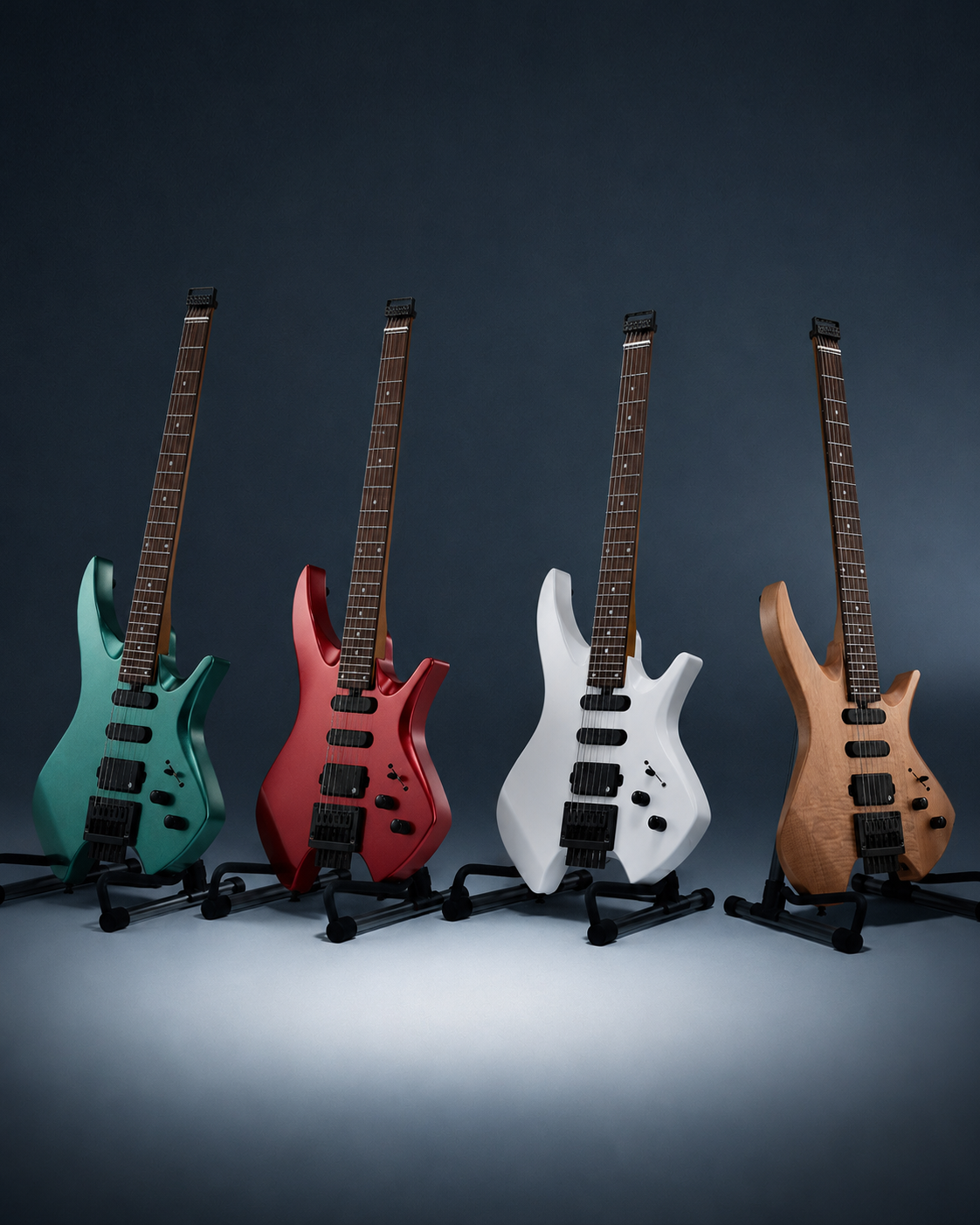 Donner HLX-500 Guitare Électrique Moderne Sans Tête