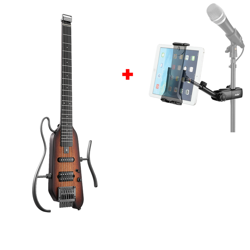 Donner HUSH-X Guitare électrique guitare de voyage ultra-légère