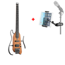 Donner HUSH-X Guitare électrique guitare de voyage ultra-légère