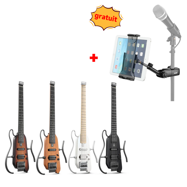 Donner HUSH-X Guitare électrique guitare de voyage ultra-légère