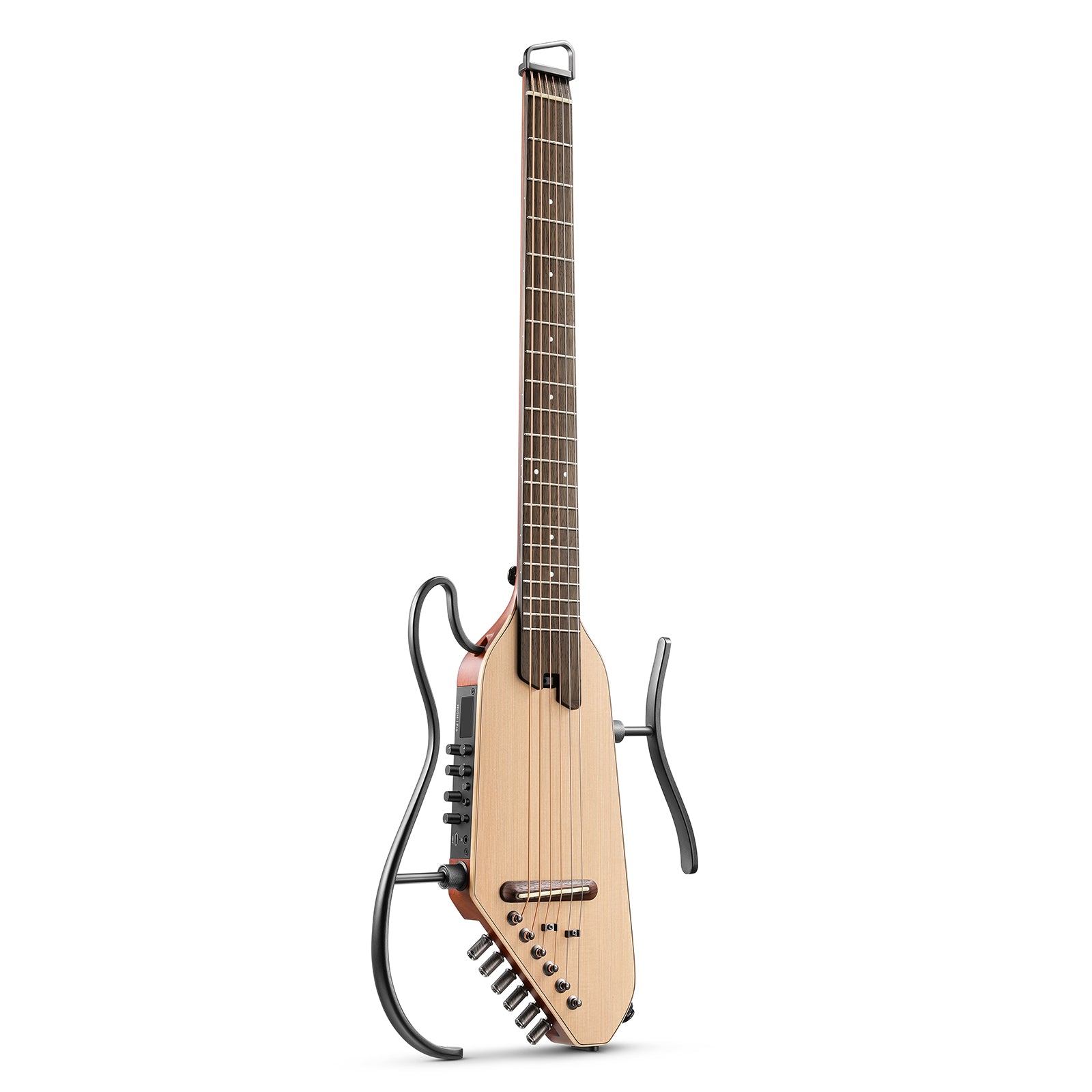Donner HUSH™ I PRO Electro-Acoustique Guitare Voyageuse-Naturel##