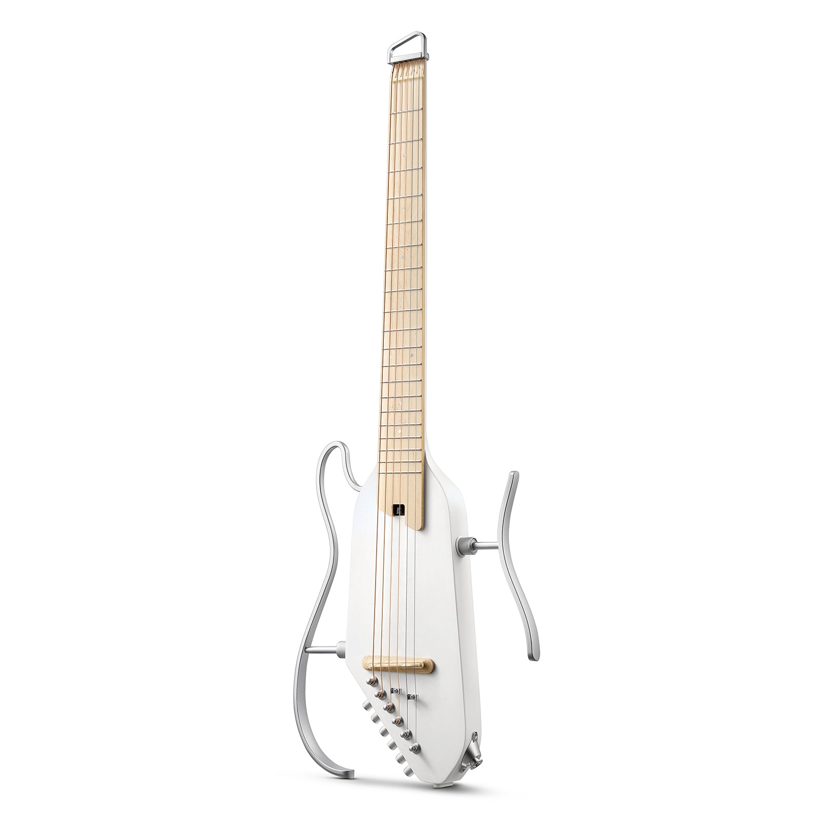 Donner HUSH™ I PRO Electro-Acoustique Guitare Voyageuse-Blanc##