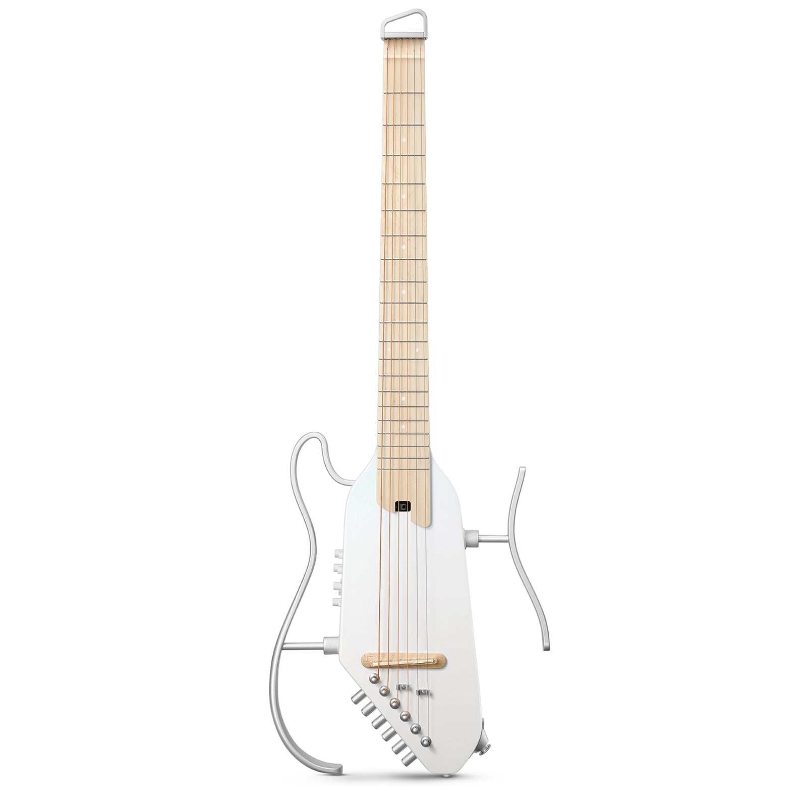 Donner HUSH™ I PRO Electro-Acoustique Guitare Voyageuse-Blanc##