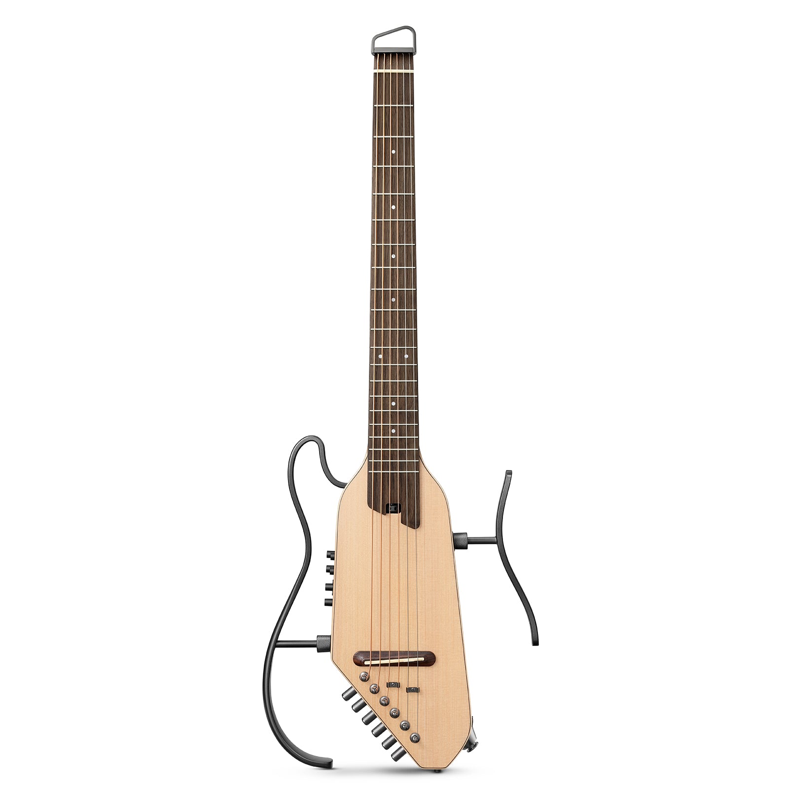 Donner HUSH™ I PRO Electro-Acoustique Guitare Voyageuse-Naturel##