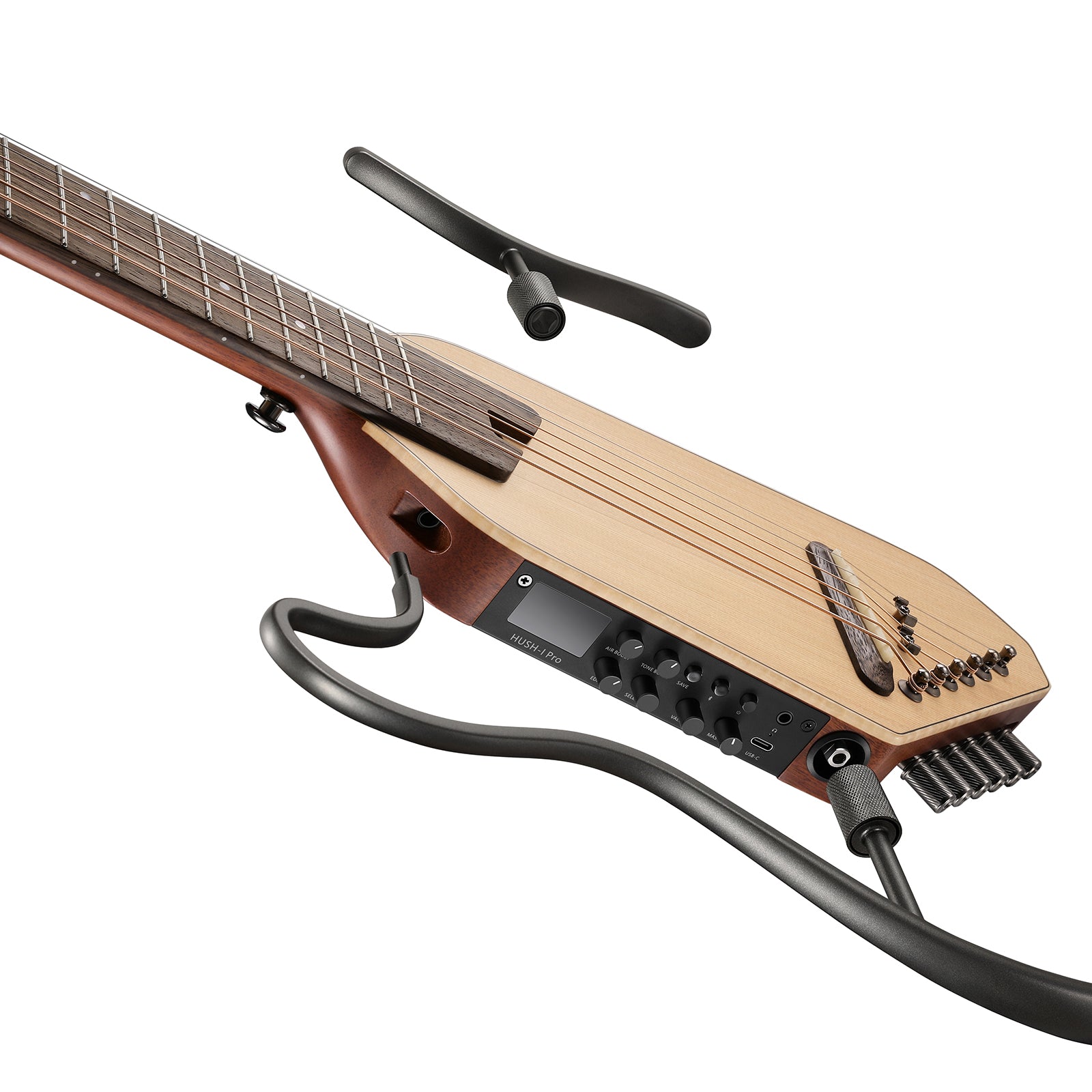 Donner HUSH™ I PRO Electro-Acoustique Guitare Voyageuse-Naturel##
