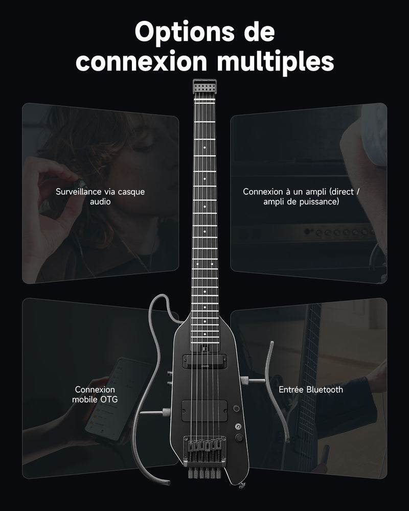 Multi-effets portable pour guitare Donner HUSH X Pro