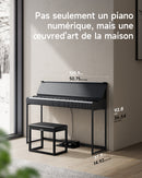 Piano numérique domestique Donner OURA™ S300 à 88 touches