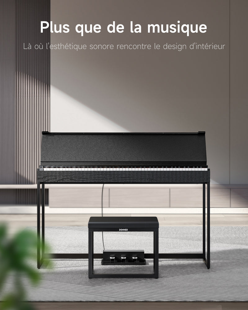 Piano numérique domestique Donner OURA™ S300 à 88 touches