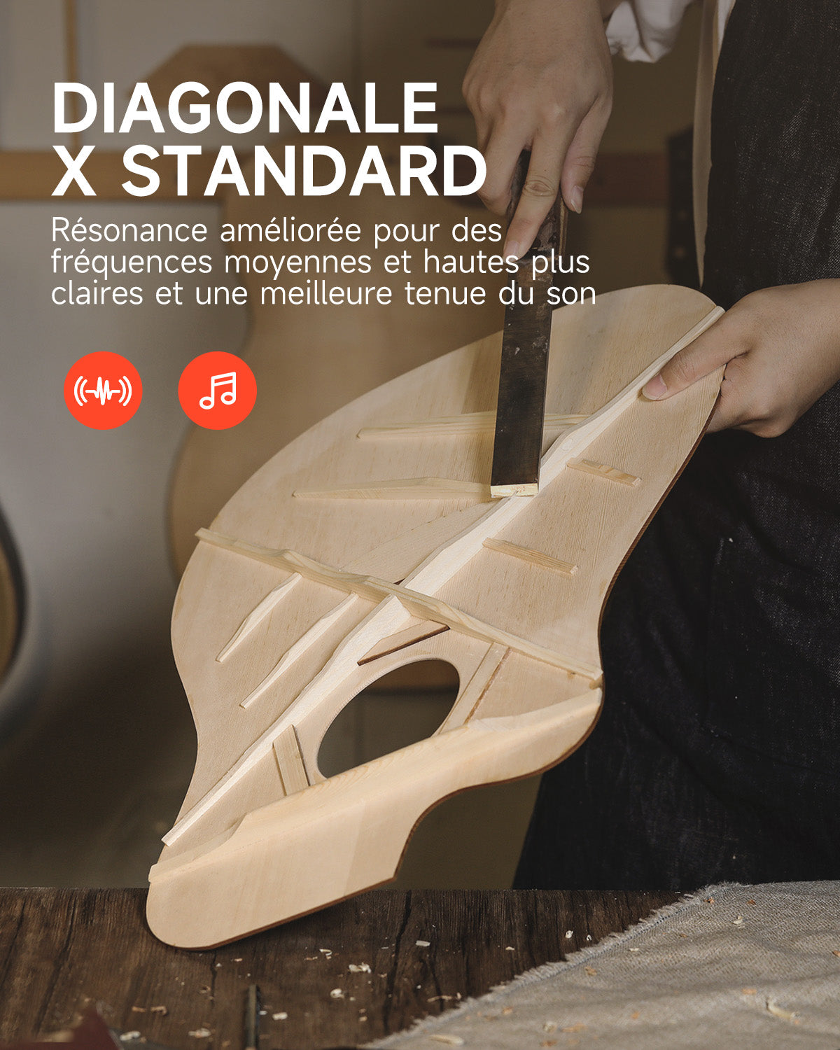 Donner DAG-1CB Débutant Guitare Acoustique