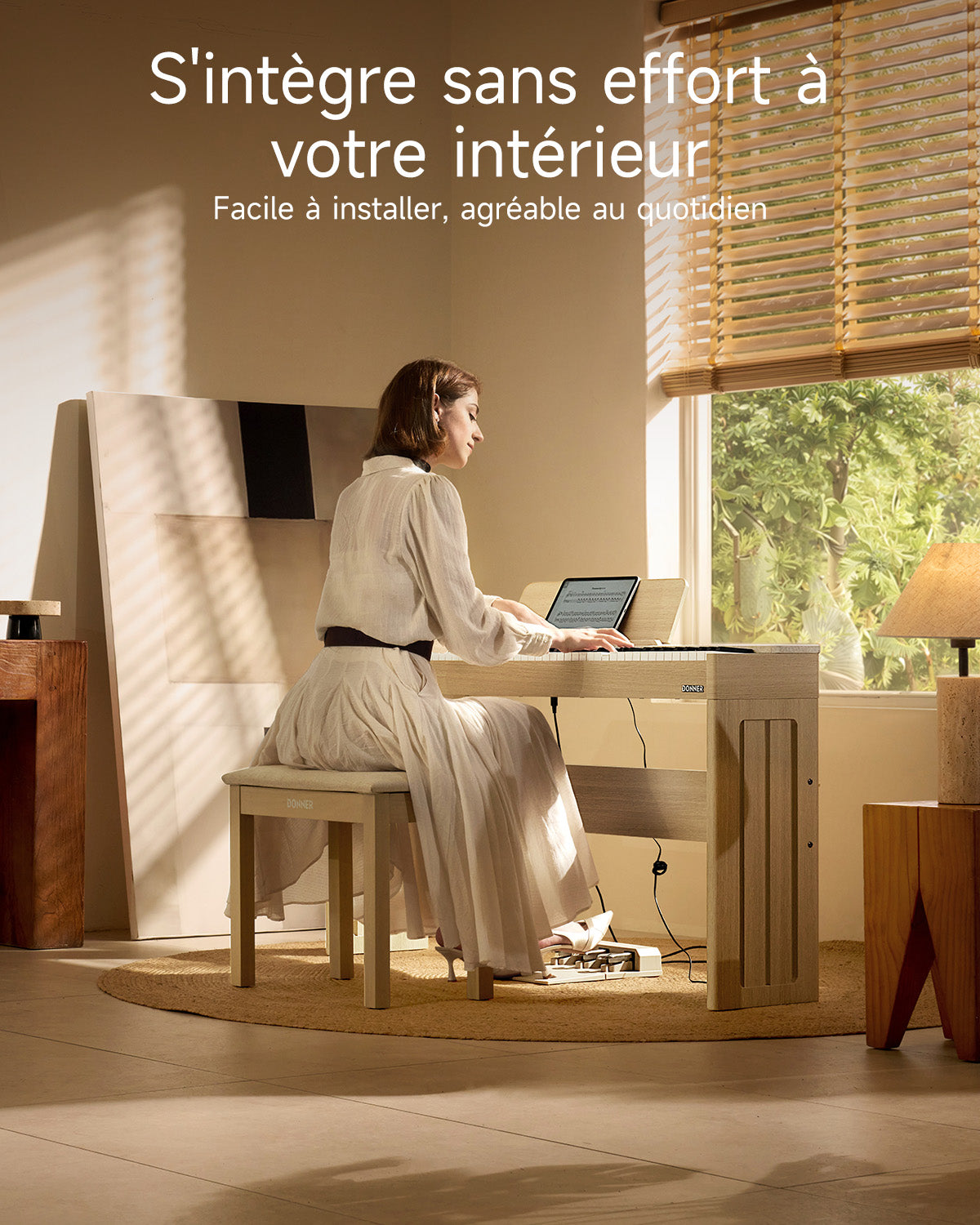 Donner OURA J100 Piano numérique de salon 88 touches