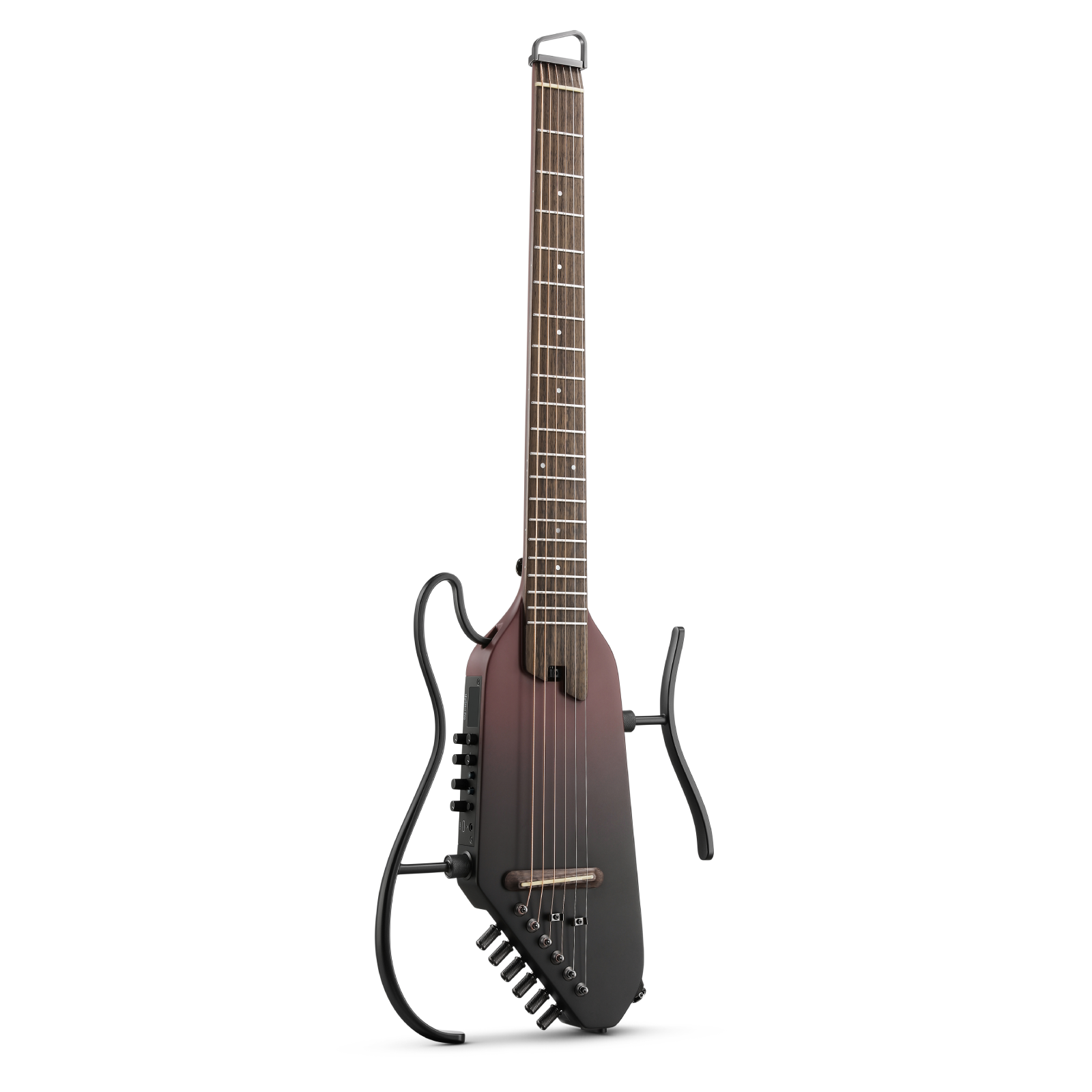 Donner HUSH™ I PRO Electro-Acoustique Guitare Voyageuse-Marron Dégradé Maillard##
