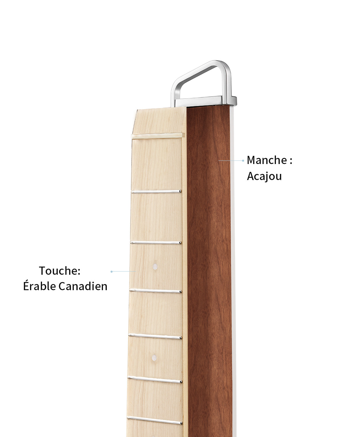 Donner HUSH™ I PRO Electro-Acoustique Guitare Voyageuse-Naturel##