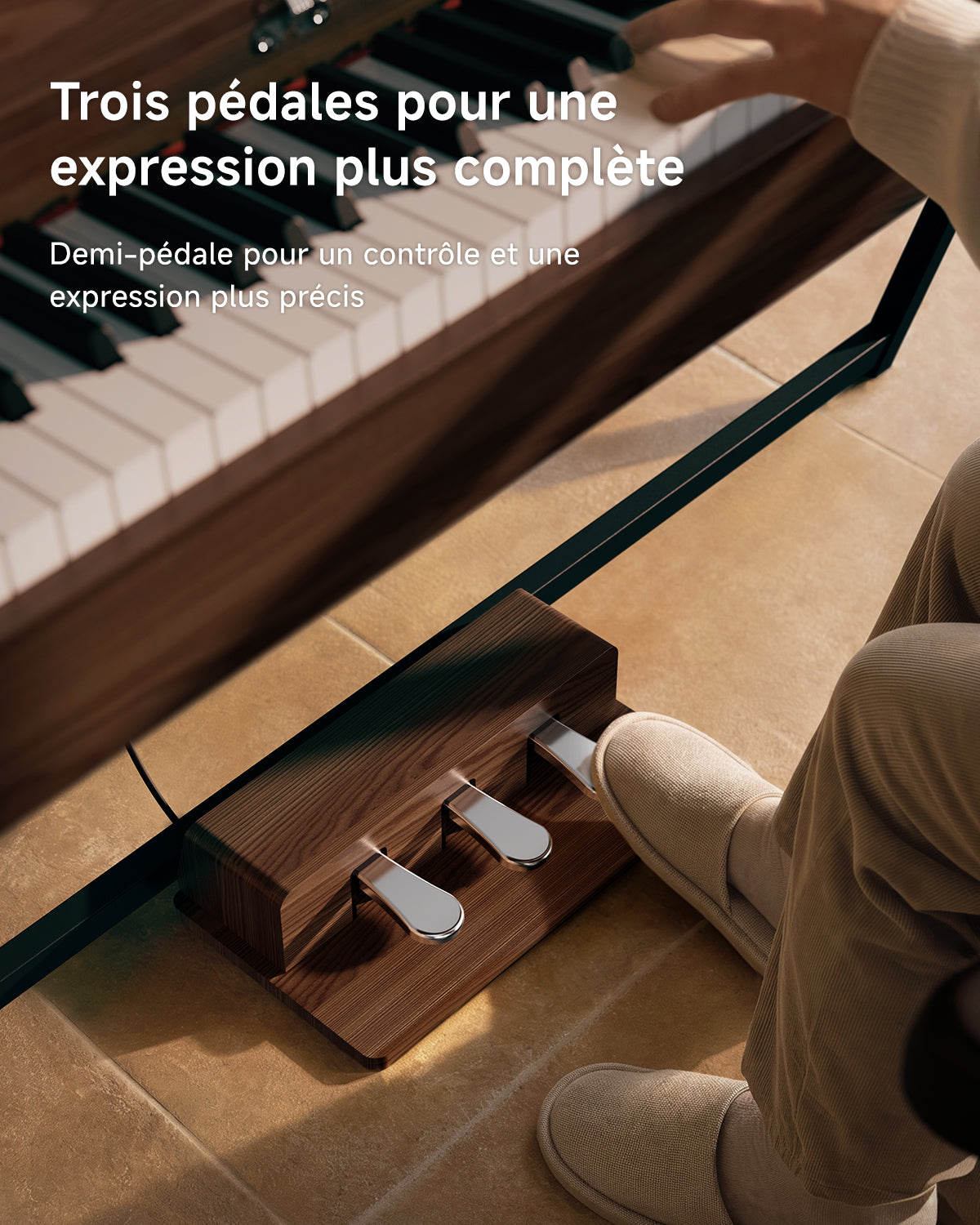 Donner OURA™ R300 Professionnel Piano Numérique-Gris-brun##