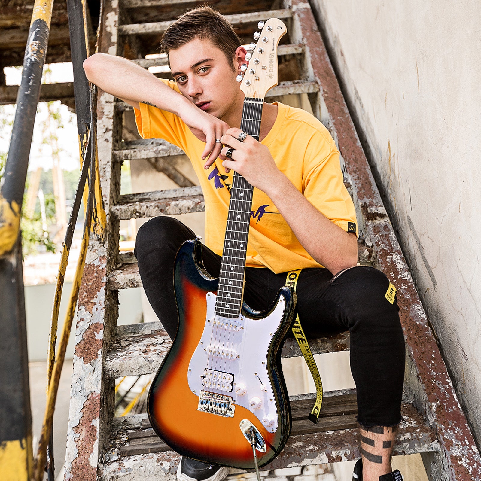 Donner DST-100 Débutant Guitare Électrique Kit