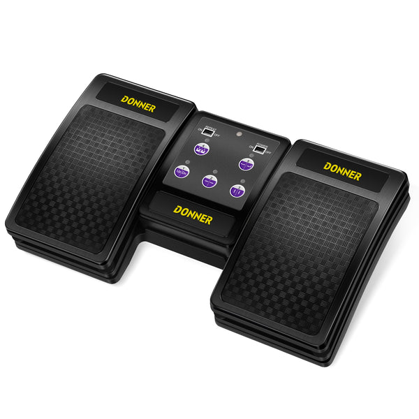 Wireless Pedal for Tablets and Phones, Rechargeable, Hands-Free -Give