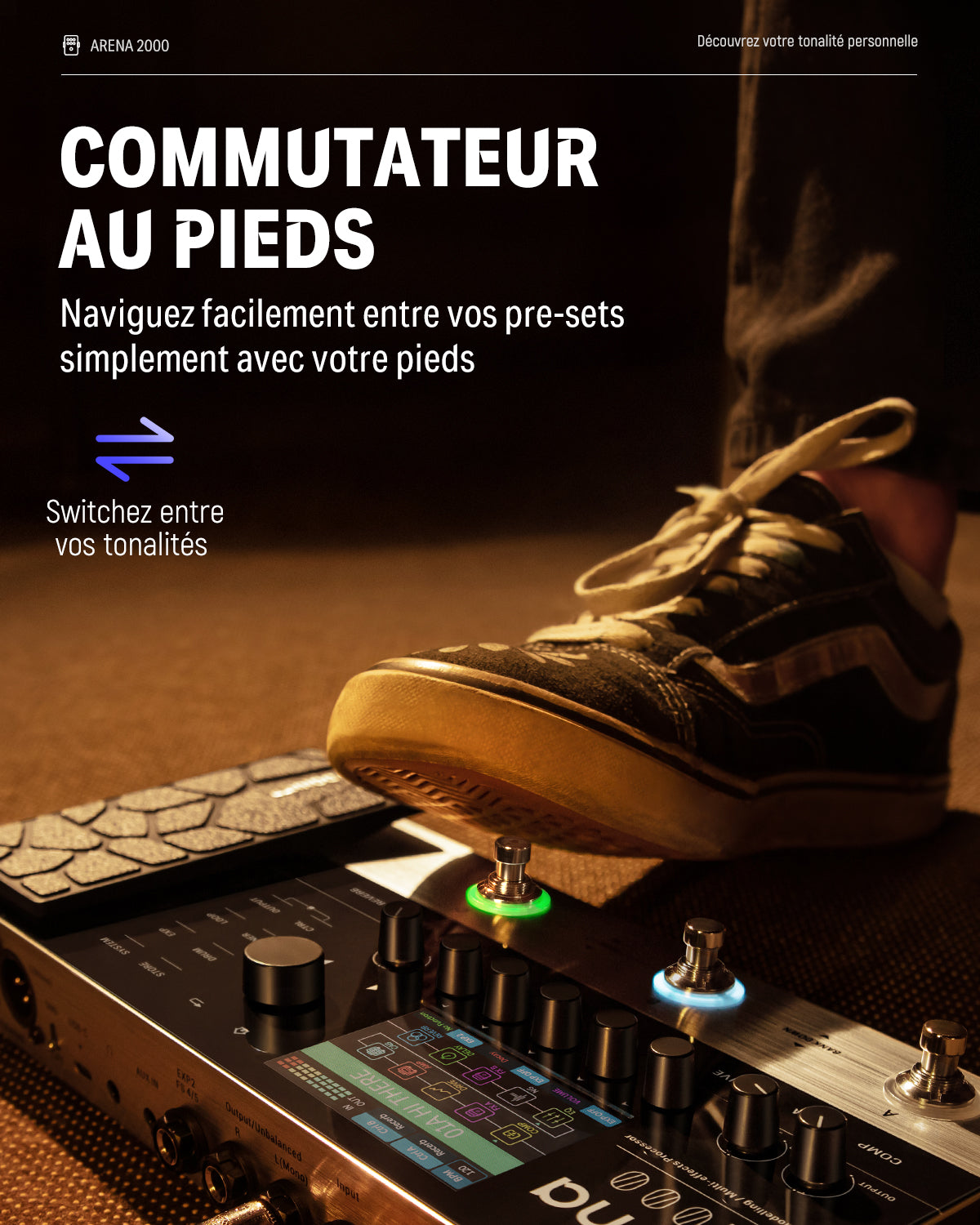 Arena 2000: Guitar Multi-Effects Pedal with 278 Effects and IR