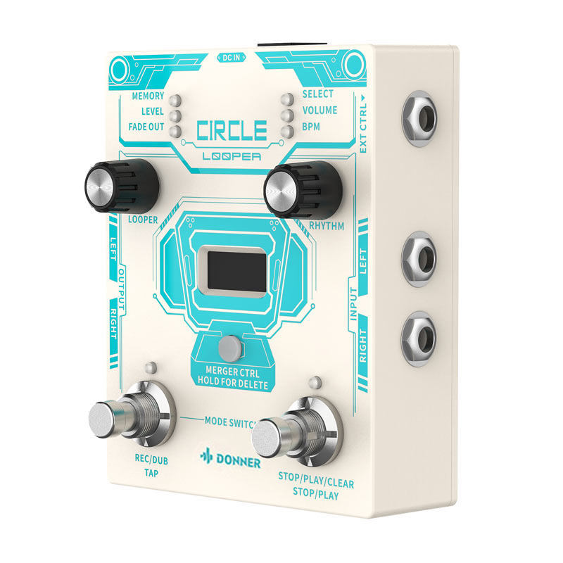 Donner Circle Looper pédale d'effet pour guitare