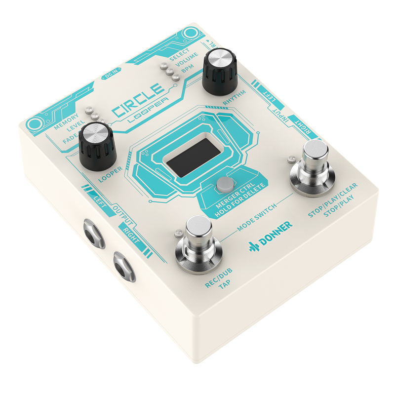 Donner Circle Looper pédale d'effet pour guitare