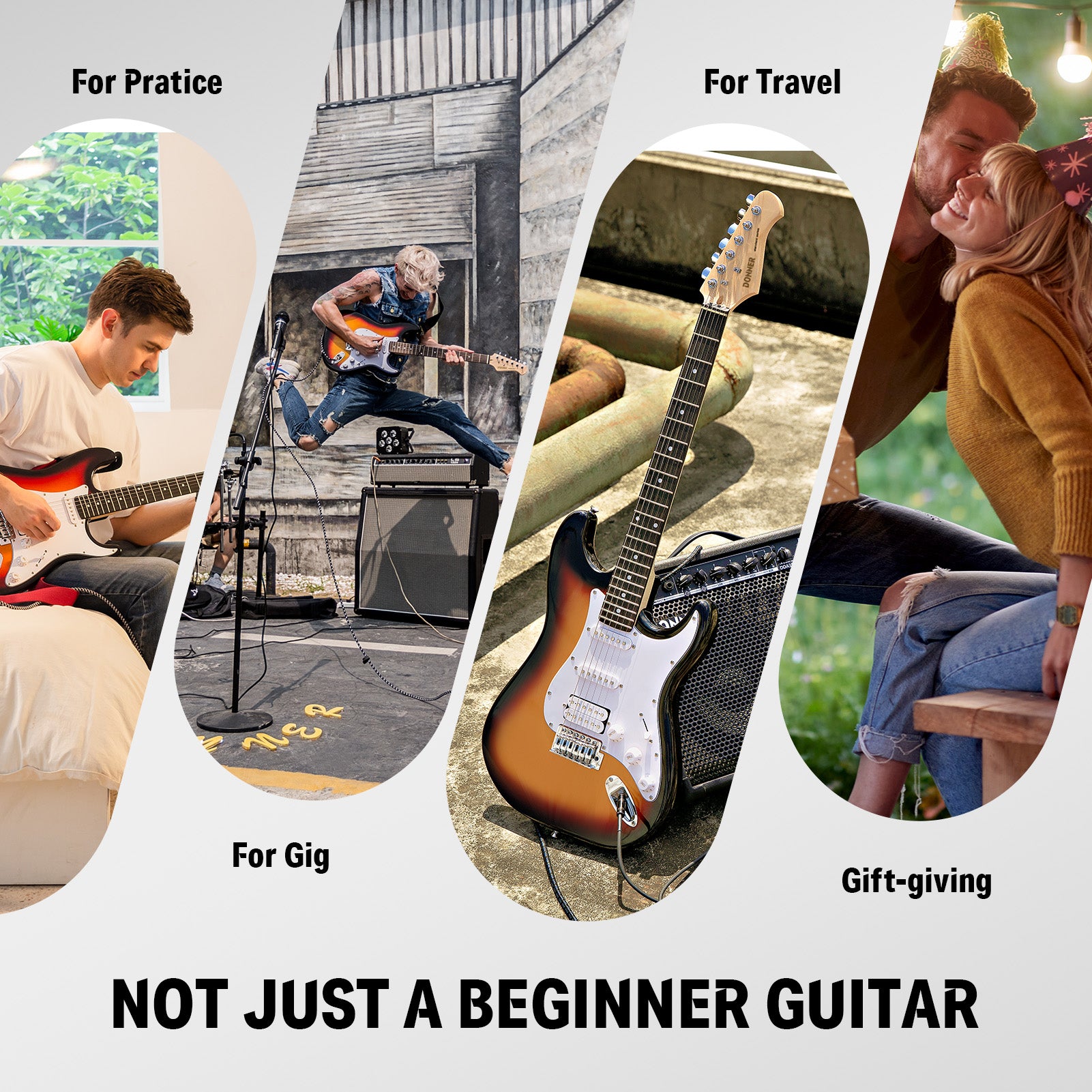 Donner DST-100 Débutant Guitare Électrique Kit