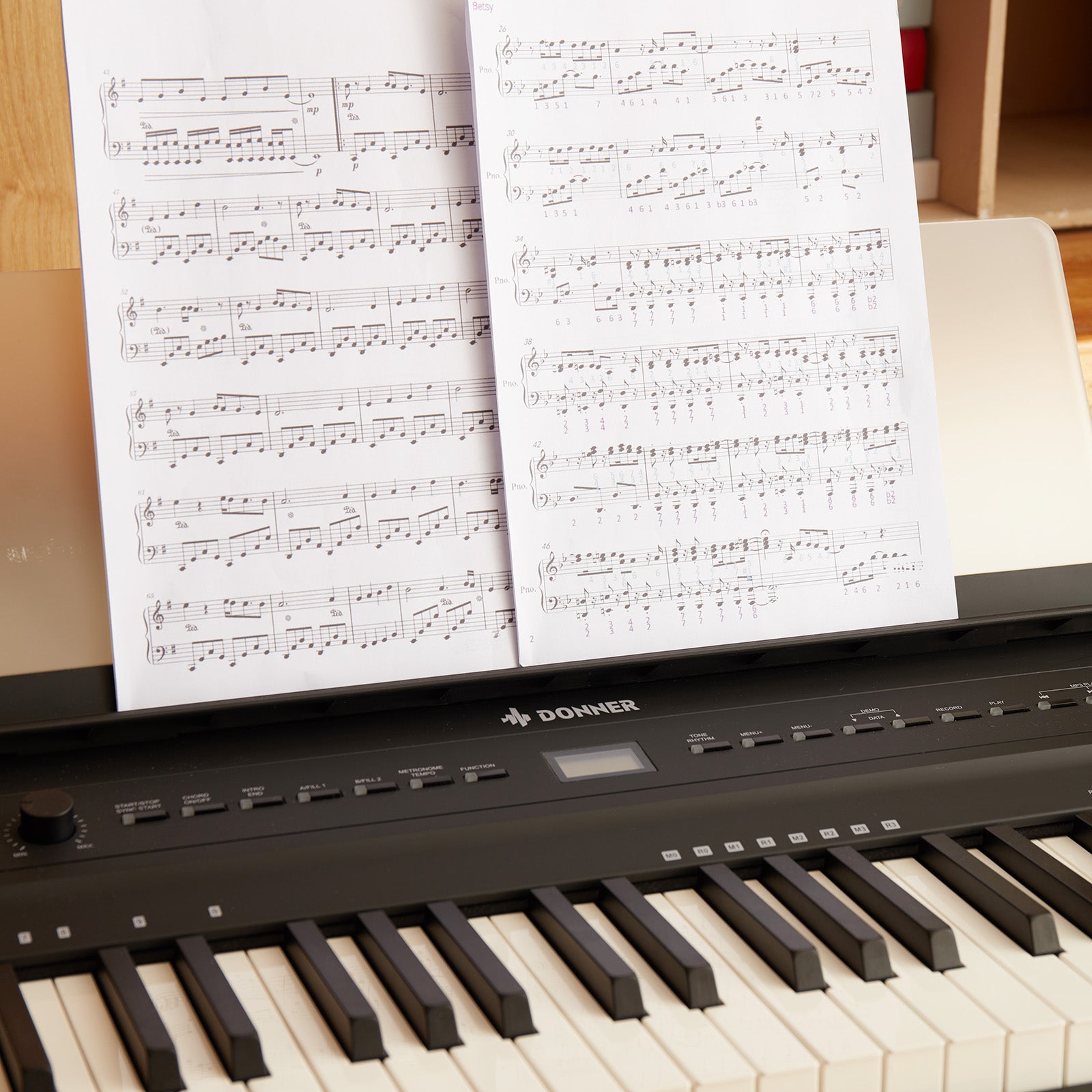 Donner SE-1 Piano Numérique 88 Touches Toucher Lourd-Noir##